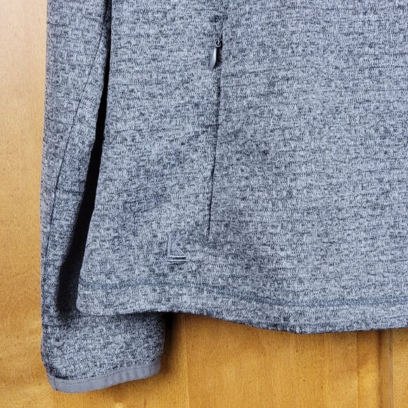 Kate Lord Grey Quarter Zip Pullover Athletic Jacket Dog Logo - L - Picture 6 of 7